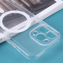MagSafe Electroplating TPU Phone Case For iPhone 14 Pro(Transparent)