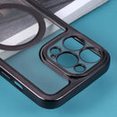 MagSafe Electroplating TPU Phone Case For iPhone 14 Pro(Black)