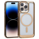 MagSafe Electroplating TPU Phone Case For iPhone 14 Pro(Gold)