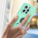 For iPhone 14 Plus Contrast Color TPU Holder Phone Case (Royal Blue)