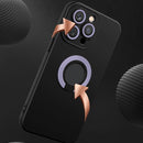 For iPhone 14 Plus Contrast Color TPU Holder Phone Case (Royal Blue)