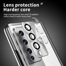 For Samsung Galaxy Z Fold4 Litchi Pattern Magnetic Shell Film Integrated Shockproof Phone Case(Silver)