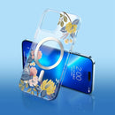 Flower Frosted MagSafe Phone Case For iPhone 14 Pro(Chrysanthemums)