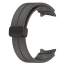For Samsung Galaxy Watch5 40mm / 44mm / Pro 45mm Folding Buckle Silicone Watch Band(Space Grey)