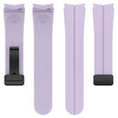 For Samsung Galaxy Watch5 40mm / 44mm / Pro 45mm Folding Buckle Silicone Watch Ban(Purple)