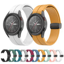 For Samsung Galaxy Watch5 40mm / 44mm / Pro 45mm Folding Buckle Silicone Watch Band(Pink)