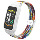 For Xiaomi Mi Band 7 Pro Braided Nylon Buckle Watch Band(Rainbow)