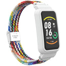 For Xiaomi Mi Band 7 Pro Braided Nylon Buckle Watch Band(Rainbow)
