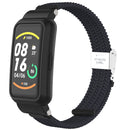 For Xiaomi Mi Band 7 Pro Braided Nylon Buckle Watch Band(Charcoal)