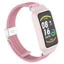 For Xiaomi Mi Band 7 Pro Braided Nylon Buckle Watch Band(Fresh Pink)