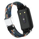 For Xiaomi Mi Band 7 Pro Braided Nylon Buckle Watch Band(Denim)