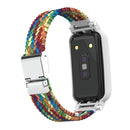 For Xiaomi Mi Band 7 Pro Braided Nylon Buckle Watch Band(Colorful)