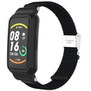 For Xiaomi Mi Band 7 Pro Braided Nylon Buckle Watch Band(Black)