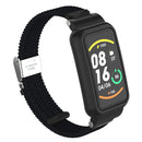 For Xiaomi Mi Band 7 Pro Braided Nylon Buckle Watch Band(Black)