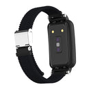 For Xiaomi Mi Band 7 Pro Braided Nylon Buckle Watch Band(Black)
