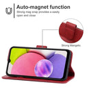 For Samsung Galaxy A04s / A13 5G Leather Phone Case(Red)