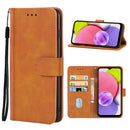For Samsung Galaxy A04s / A13 5G Leather Phone Case(Brown)