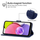 For Samsung Galaxy A04s / A13 5G Leather Phone Case(Blue)