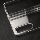 For Samsung Galaxy Z Fold4 5G TPU + PC Shockproof Protective Phone Case with Pen Slot(Transparent)