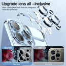 Lens Protector MagSafe Electroplated Phone Case For iPhone 14 Pro(Rose Gold)