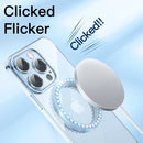 For iPhone 14 Pro Max Lens Protector MagSafe Electroplated Phone Case (Sierra Blue)