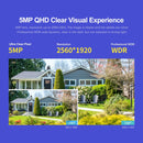 SriHome SH041 5.0MP 20X Optical Zoom 2.4G/5G WiFi Waterproof AI Auto Tracking H.265 Video Surveillance, Plug Type:US Plug(White)