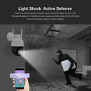 SriHome SH041 5.0MP 20X Optical Zoom 2.4G/5G WiFi Waterproof AI Auto Tracking H.265 Video Surveillance, Plug Type:US Plug(White)