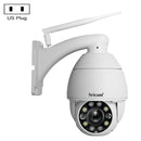 Sricam SP008C 5MP 10X Zoom IP66 Waterproof CCTV WiFi IP Camera Monitor, Plug Type:US Plug(White)