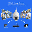 Sricam SP008C 5MP 10X Zoom IP66 Waterproof CCTV WiFi IP Camera Monitor, Plug Type:EU Plug(White)