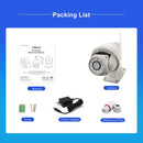 Sricam SP008C 5MP 10X Zoom IP66 Waterproof CCTV WiFi IP Camera Monitor, Plug Type:EU Plug(White)