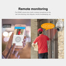 Sricam SP008C 5MP 10X Zoom IP66 Waterproof CCTV WiFi IP Camera Monitor, Plug Type:UK Plug(White)
