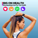 Zeblaze Btalk 1.86 inch Large Color Display Voice Calling Health and Fitness Smart Watch(White)