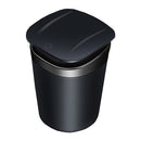 Car Portable Metal Ashtray Built-in LED(Black)