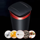 Car Portable Metal Ashtray Built-in LED(Red)