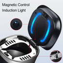 Car Portable Metal Ashtray Built-in LED(Black)