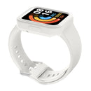 For Xiaomi Redmi Watch 2 / Watch 2 Lite Solid Color Silicone Integrated Watch Band(White)