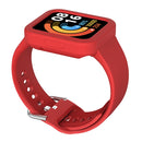 For Xiaomi Redmi Watch 2 / Watch 2 Lite Solid Color Silicone Integrated Watch Band(Red)