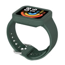 For Xiaomi Redmi Watch 2 / Watch 2 Lite Solid Color Silicone Integrated Watch Band(Pine Green)