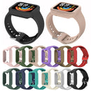 For Xiaomi Redmi Watch 2 / Watch 2 Lite Solid Color Silicone Integrated Watch Band(Cherry Pink)