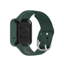 For Xiaomi Redmi Watch 2 / Watch 2 Lite Solid Color Silicone Integrated Watch Band(Green)