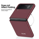For Samsung Galaxy Z Flip4 GKK Ultra-thin Full Coverage Phone Case(Dark Green)