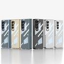 For Samsung Galaxy Z Fold4 GKK Phantom Electroplating Full Coverage Phone Case(Transparent)