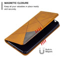 For Nokia 2.3 Rhombus Texture Horizontal Flip Magnetic Leather Case with Holder & Card Slots & Wallet(Yellow)