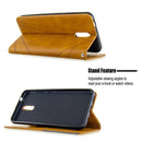 For Nokia 2.3 Rhombus Texture Horizontal Flip Magnetic Leather Case with Holder & Card Slots & Wallet(Yellow)