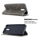 For Nokia 2.3 Rhombus Texture Horizontal Flip Magnetic Leather Case with Holder & Card Slots & Wallet(Grey)