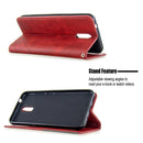 For Nokia 2.3 Rhombus Texture Horizontal Flip Magnetic Leather Case with Holder & Card Slots & Wallet(Red)