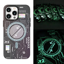 For iPhone 14 Pro Luminous Magnetic Magsafe Phone Case(Black)