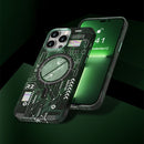 For iPhone 14 Pro Luminous Magnetic Magsafe Phone Case(Black)