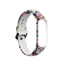 For Samsung Galaxy Fit 2 SM-R220 Silicone Printing Watch Band(Colorful Skull)