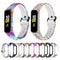 For Samsung Galaxy Fit 2 SM-R220 Silicone Printing Watch Band(Colorful Skull)
